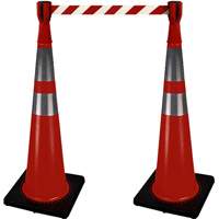 2308 Traffic Cone Topper with 10' Barricade Tape Oxford Builders Supplies Inc