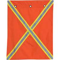 353 Drapeau avec bande r&eacute;fl&eacute;chissante, Polyester Oxford Builders Supplies Inc