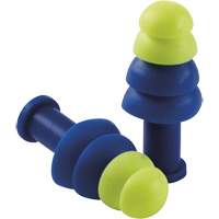 Reusable Tapered Earplugs, Uncorded, Bulk - Box, 27 dB NRR, One-Size Oxford Builders Supplies Inc