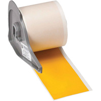 All-Weather Permanent Adhesive Label Tape, Vinyl, Yellow, 2" Width Oxford Builders Supplies Inc