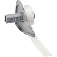 Harsh Environment Multi-Purpose Labels, Polyester, 0.35" L x 0.2" H, Black on Clear Oxford Builders Supplies Inc