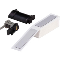 Raised Panel Labels, Polyester, 1" L x 4" H, White Oxford Builders Supplies Inc