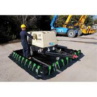 Ultra-Containment Berm&reg;, 179 US gal. Capacity, 4' W x 6' L x 12" H, Stake Wall Oxford Builders Supplies Inc