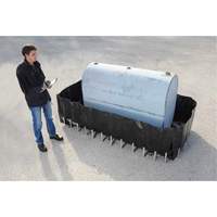 Ultra-275 Containment Sump&reg; Flexible Fuel Tank Container without Drain, 102" L x 48" W, 400 US gal. Capacity Oxford Builders Supplies Inc