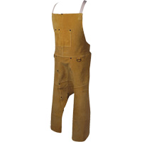 Tablier Caiman Boarhide, Salopette &agrave; jambes fendues, 42" lo, Brun Oxford Builders Supplies Inc