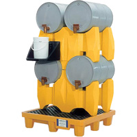 Syst&egrave;me de confinement Ultra-Drum sans drain pour 4 barils, 53" lo x 53" la x 77,8" ha, 3000 gal. US Capacit&eacute; Oxford Builders Supplies Inc