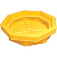 Ultra-Drum Tray&reg; without Grating, 32" L x 32" W x 8.1" H, 22.8 US gal. Spill Capacity Oxford Builders Supplies Inc