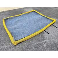 Small Ultra-Filter Pad, 0.8 US gal. Capacity, 2.5' W x 2' L x 3" H, Foam Wall Oxford Builders Supplies Inc