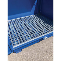 Palette de d&eacute;versement en acier avec couvercle rigide S-4 Ultra, 61" lo x 54,4" la x 52" h, Capacit&eacute; de charge 4700 lb Oxford Builders Supplies Inc