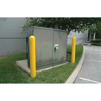 Ultra-Post Protector, 4" dia. x 52" l, Jaune Oxford Builders Supplies Inc