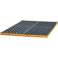 4-Drum Flexible Ultra-Spill Deck&reg;, 22 US gal. Spill Capacity, 48" x 48" x 2.5" Oxford Builders Supplies Inc