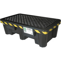 2-Drum Economy Ultra-Spill Pallet&reg;, 66 US gal. Spill Capacity, 53" x 29" x 16.5" Oxford Builders Supplies Inc