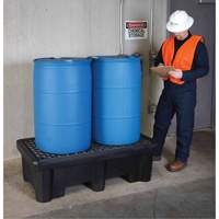 2-Drum Economy Ultra-Spill Pallet&reg;, 66 US gal. Spill Capacity, 53" x 29" x 16.5" Oxford Builders Supplies Inc