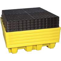 4-Drum Nestable Ultra-Spill Pallet&reg;, 66 US gal. Spill Capacity, 51" x 51" x 10" Oxford Builders Supplies Inc