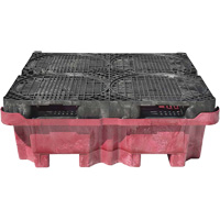 4-Drum Ultra-Spill King&reg; Drum Spill Pallet, 85 US gal. Spill Capacity, 51" x 51" x 17.5" Oxford Builders Supplies Inc
