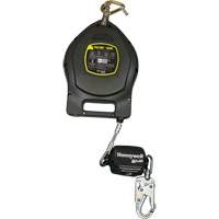 Falcon+ Edge Self-Retracting Lifeline, 50', Galvanized Steel, Swivel Oxford Builders Supplies Inc