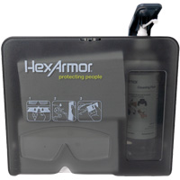 Wall Mounted Eyewear Cleaning Station, Metal, 11.8" L x 10.4" H Oxford Builders Supplies Inc