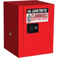 Sure-Grip&reg; EX Countertop Flammable Cabinet, 4 gal., 1 Door, 17" W x 22" H x 17" D Oxford Builders Supplies Inc