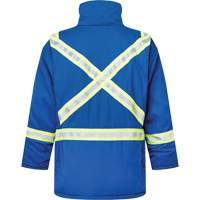 Westex&reg; DH Antistatic 6.5 oz. Flame Resistant Insulated Parka, Small, Royal Blue Oxford Builders Supplies Inc