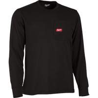 T-shirt &agrave; manches longues avec poches Gridiron, Hommes, Petit, Noir Oxford Builders Supplies Inc