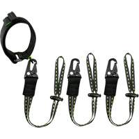GearLink Wrist Lanyard with Interchangeable Ends, Fixed Length, Hook & Loop/Loop Oxford Builders Supplies Inc