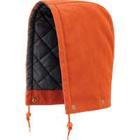 539 Hood for Quilted Safety Parka, Bomber or Coverall, Orange, Cotton Oxford Builders Supplies Inc