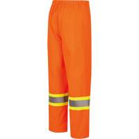 5627W Pantalon &agrave; bavette imperm&eacute;able pour femmes, Polyester/Polyur&eacute;thane, T-petit, Orange haute visibilit&eacute; Oxford Builders Supplies Inc