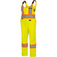 6000W Women's High-Visibility Traffic Safety Overalls, Polyester, X-Small, High Visibility Lime-Yellow Oxford Builders Supplies Inc