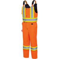 5040 Waterpoof Quilted Safety Overalls, Polyester, Small, High Visibility Orange Oxford Builders Supplies Inc