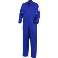 7779T Combinaisons ignifuges r&eacute;sistants aux arcs &eacute;lectriques 88/12 FR-Tech, Taille 40 (grand taille), Bleu royal, 10 cal/cm² Oxford Builders Supplies Inc