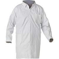 KleenGuard A40 Lab Coat, 3X-Large, White Oxford Builders Supplies Inc
