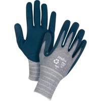 Eco-Friendly Lightweight Coated Gloves, 7, Foam Nitrile Coating, 15 Gauge, Polyester/RPET Shell Oxford Builders Supplies Inc