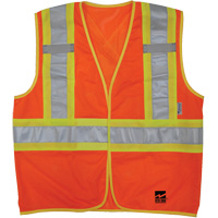 Veste Open Road “BTE”, Orange haute visibilit&eacute;, Moyen/Petit Oxford Builders Supplies Inc