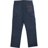 WP100 Work Pants, Cotton/Spandex, Navy Blue, Size 0, 30 Inseam Oxford Builders Supplies Inc