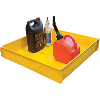 Flexible Utility Tray, 12" L x 12" W x 2 US gal. Spill Capacity Oxford Builders Supplies Inc