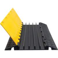 Polyurethane Cable Protector, 5 Channels, 35.43" L x 19.69" W x 2" H Oxford Builders Supplies Inc