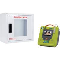 Ensemble armoire murale et d&eacute;fibrillateur AED 3, Semi-automatique, Anglais, Classe 4 Oxford Builders Supplies Inc