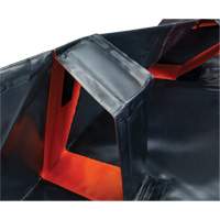 Berme d&eacute;ployable &agrave; mur IBX, Capacit&eacute; 268 gal. US, 6' la x 6' lo x 12" h, Support &agrave; encliqueter Oxford Builders Supplies Inc