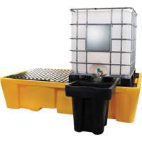 Double palette de d&eacute;versements IBC, Capacit&eacute; de d&eacute;versement 317 gal. US, 89" x 57" x 23" Oxford Builders Supplies Inc