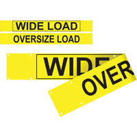 Banni&egrave;re wide load/oversized load &agrave; deux c&ocirc;t&eacute;s, Vinyle, 96" la x 12" h Oxford Builders Supplies Inc