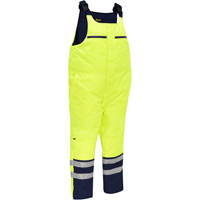 Salopette pour le froid extr&ecirc;me Bisley, Polyester, Petit, Jaune lime haute visibilit&eacute; Oxford Builders Supplies Inc