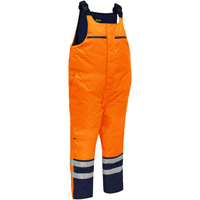 Salopette pour le froid extr&ecirc;me Bisley, Polyester, Petit, Orange haute visibilit&eacute; Oxford Builders Supplies Inc