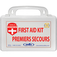 Trousse de premiers soins Shield, R&eacute;pond ou surpasse la norme CSA Z1220-24 type 1 individuelle, Personnel (1 travailleur) Oxford Builders Supplies Inc