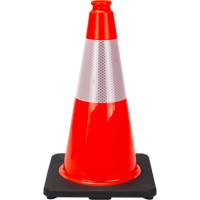 Premium Traffic Cone, 18", Orange, 6" Reflective Collar(s) Oxford Builders Supplies Inc