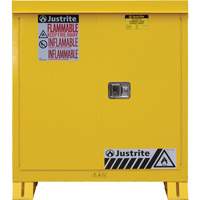 Outdoor Flammable Storage Cabinet, 30 gal., 2 Door, 43" W x 44" H x 18" D Oxford Builders Supplies Inc