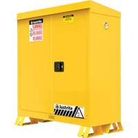 Outdoor Flammable Storage Cabinet, 30 gal., 2 Door, 43" W x 44" H x 18" D Oxford Builders Supplies Inc