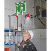 Combination Shower with Closed ABS Bowl & Top Inlet, Pedestal Oxford Builders Supplies Inc