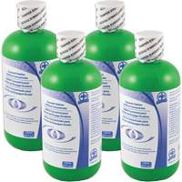 Additive to Preserve Water in Self-Contained Emergency Eye Wash Stations, Canada, 4 Pack, 8 oz. Oxford Builders Supplies Inc