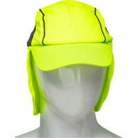 Chapeaux de refroidissement avec voiles pour le cou, Lime haute visibilit&eacute; Oxford Builders Supplies Inc