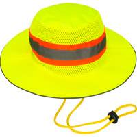 Chapeau de p&ecirc;cheur &agrave; refroidissement par &eacute;vaporation, Lime haute visibilit&eacute; Oxford Builders Supplies Inc